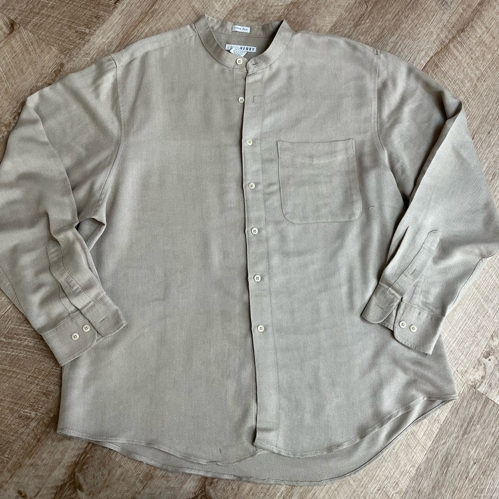 Mens button down John Henry XL